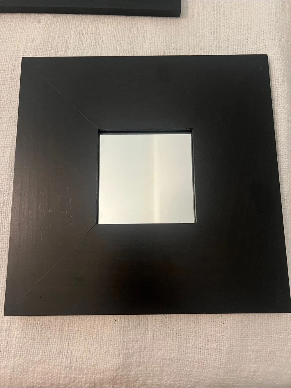 IKEA Malmo Set of 4 Black Square Wall Mirrors 10x10 inches